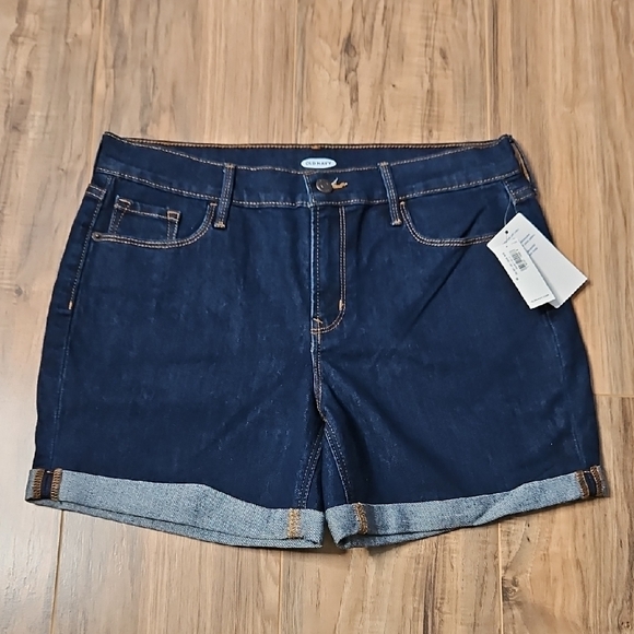 Old Navy Pants - Old Navy Women's Dark Blue Jean Shorts NWT